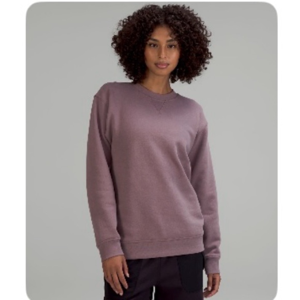 Lululemon All Yours Crew Fleece - Size 14 Lunar Rock